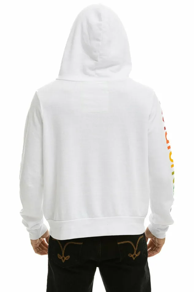Women AVIATOR NATION BU ZIP HOODIE 8211 WHITE Aviator Nation Hoodies Women AVIATOR NATION BU ZIP HOODIE 8211 WHITE Aviator Nation Hoodies
