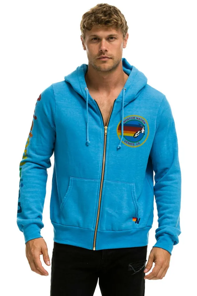 Women AVIATOR NATION HOODIE 8211 OCEAN Aviator Nation Hoodies Women AVIATOR NATION HOODIE 8211 OCEAN Aviator Nation Hoodies