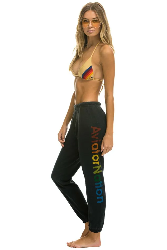Women AVIATOR NATION LAGUNA BEACH SWEATPANTS 8211 CHARCOAL Aviator Nation Sweatpants Women AVIATOR NATION LAGUNA BEACH SWEATPANTS 8211 CHARCOAL Aviator Nation Sweatpants