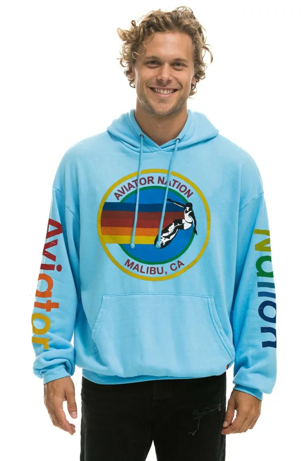 Women AVIATOR NATION MALIBU RELAXED PULLOVER HOODIE Aviator Nation Hoodies Women AVIATOR NATION MALIBU RELAXED PULLOVER HOODIE Aviator Nation Hoodies