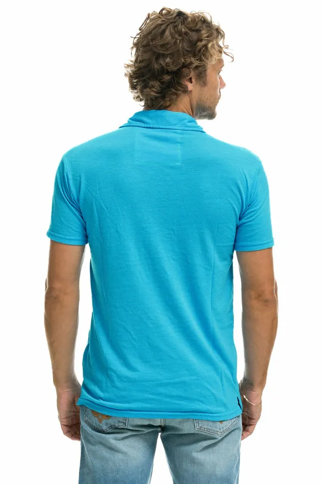 Women AVIATOR NATION POLO 8211 NEON BLUE Aviator Nation UnisexTees Women AVIATOR NATION POLO 8211 NEON BLUE Aviator Nation UnisexTees