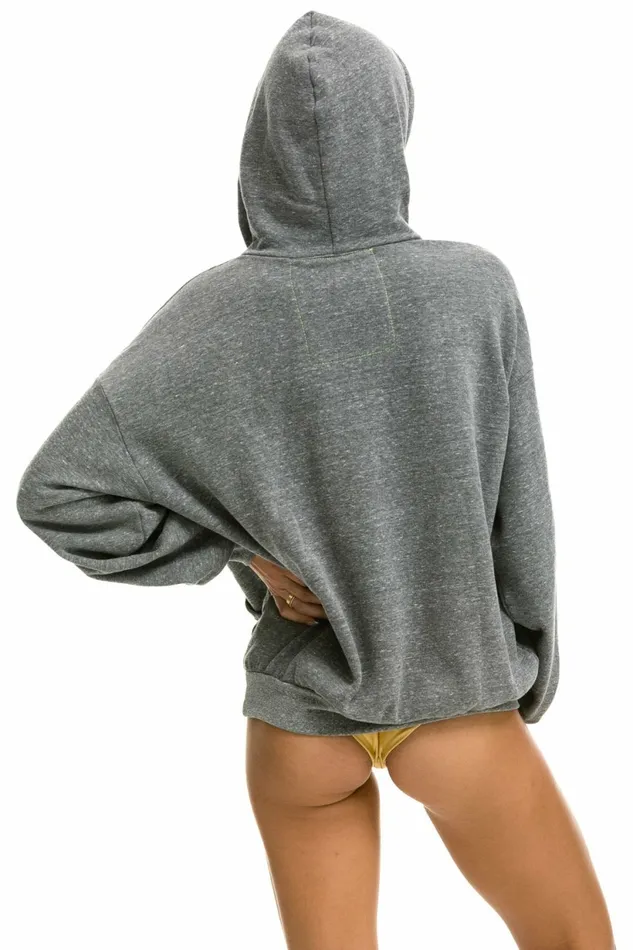 Women AVIATOR NATION RELAXED PULLOVER HOODIE 8211 HEATHER GREY Aviator Nation Hoodies Women AVIATOR NATION RELAXED PULLOVER HOODIE 8211 HEATHER GREY Aviator Nation Hoodies