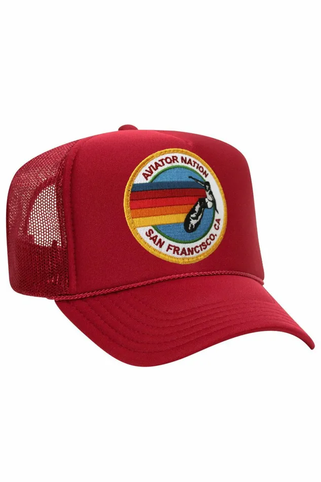 Women AVIATOR NATION SAN FRANCISCO TRUCKER HAT Aviator Nation TruckerHats Women AVIATOR NATION SAN FRANCISCO TRUCKER HAT Aviator Nation TruckerHats