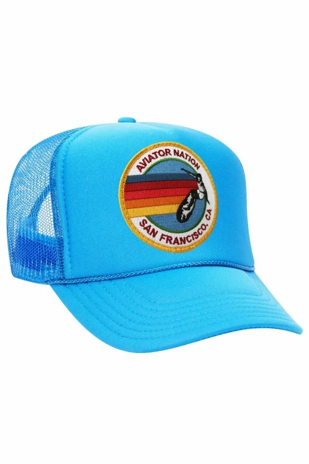 Women AVIATOR NATION SAN FRANCISCO TRUCKER HAT Aviator Nation TruckerHats Women AVIATOR NATION SAN FRANCISCO TRUCKER HAT Aviator Nation TruckerHats