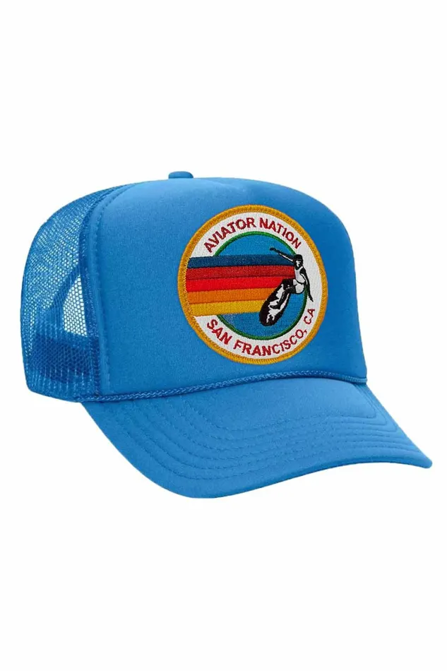 Women AVIATOR NATION SAN FRANCISCO TRUCKER HAT Aviator Nation TruckerHats Women AVIATOR NATION SAN FRANCISCO TRUCKER HAT Aviator Nation TruckerHats