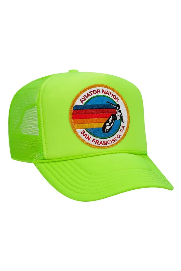 Women AVIATOR NATION SAN FRANCISCO TRUCKER HAT Aviator Nation TruckerHats Women AVIATOR NATION SAN FRANCISCO TRUCKER HAT Aviator Nation TruckerHats