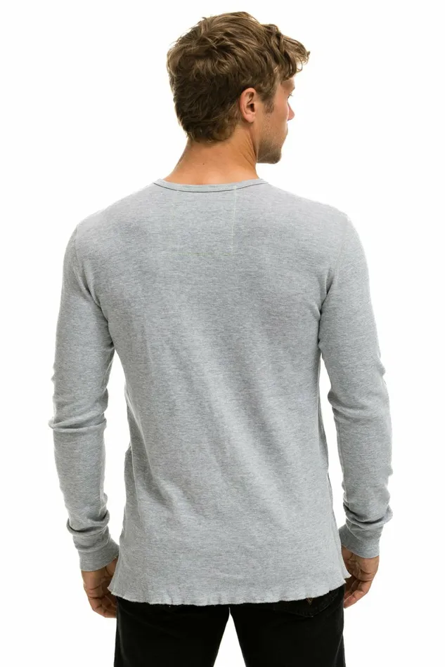 Women AVIATOR NATION VAIL THERMAL 8211 HEATHER GREY Aviator Nation UnisexTees Women AVIATOR NATION VAIL THERMAL 8211 HEATHER GREY Aviator Nation UnisexTees