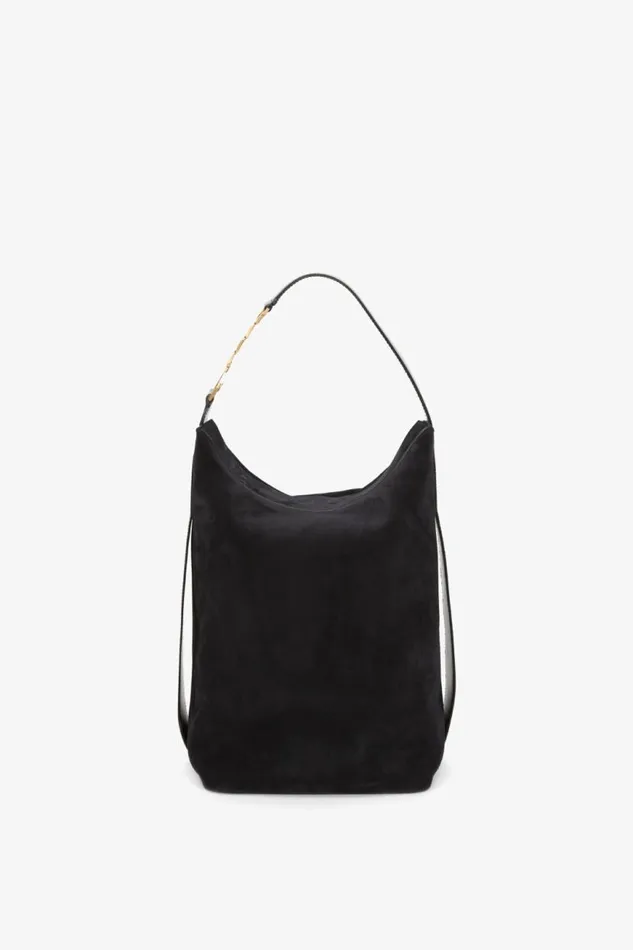 Women Bags Victoria Beckham Large Belt Bag In Dark Navy Suede