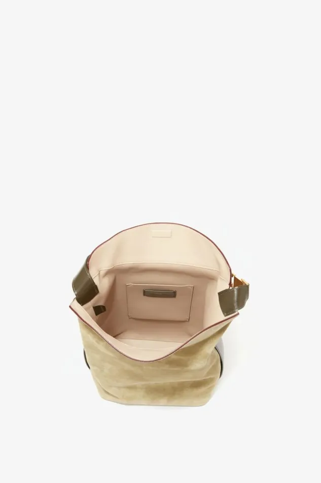 Women Bags Victoria Beckham Large Belt Bag In Lichen Suede