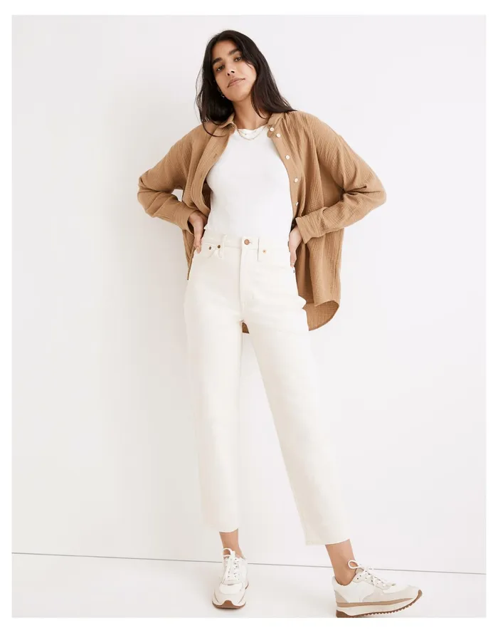 Women Balloon Jeans In Vintage Canvas Wash Vintage Canvas Madewell Jeans
