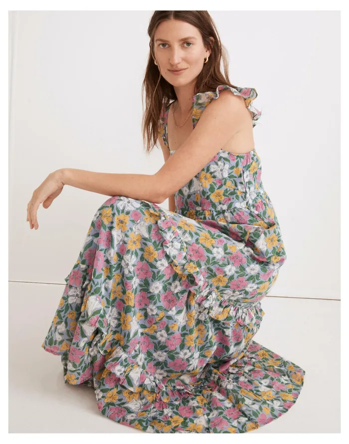 Women Banjanan Penelope Midi Dress In Melodic Floral Melodic Floral Vista Madewell Dresses Women Banjanan Penelope Midi Dress In Melodic Floral Melodic Floral Vista Madewell Dresses