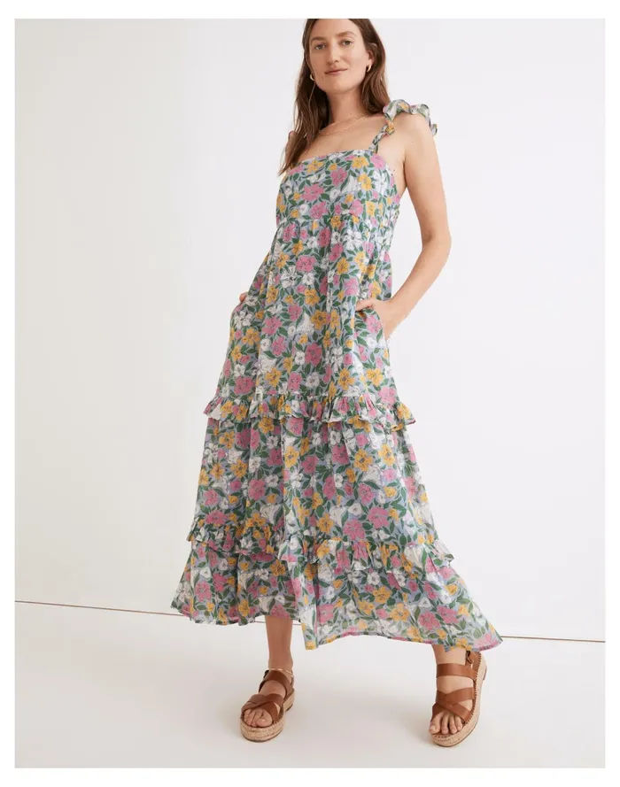Women Banjanan Penelope Midi Dress In Melodic Floral Melodic Floral Vista Madewell Dresses Women Banjanan Penelope Midi Dress In Melodic Floral Melodic Floral Vista Madewell Dresses