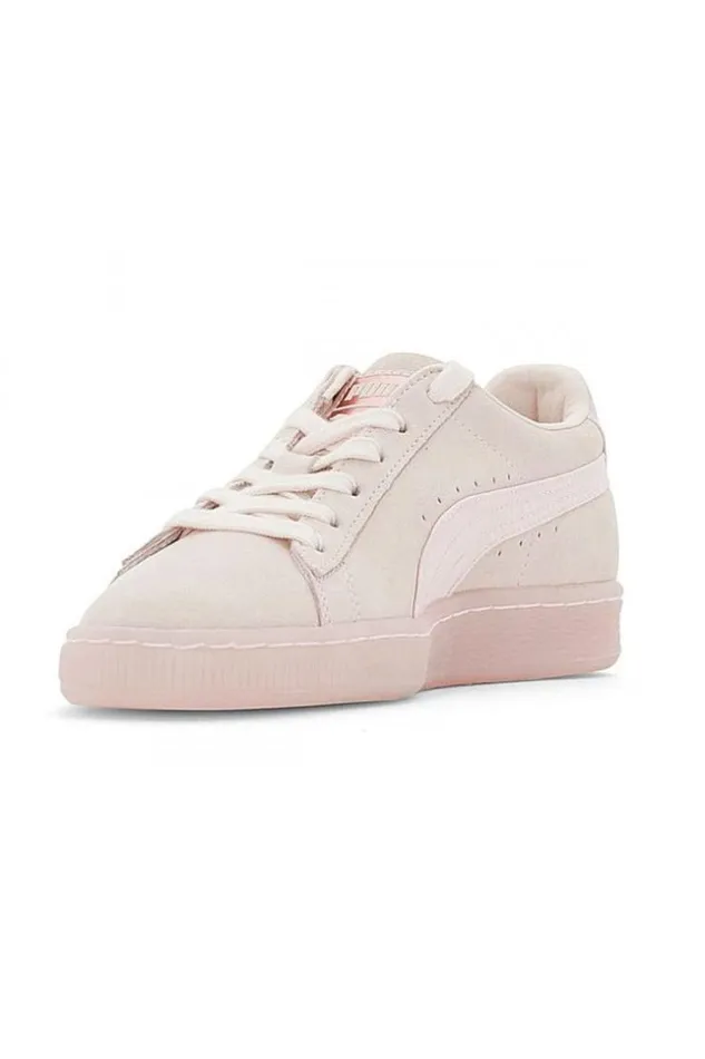 Women Baskets Puma Sude Classic Satin RoseGold Brentiny Paris Sneakers