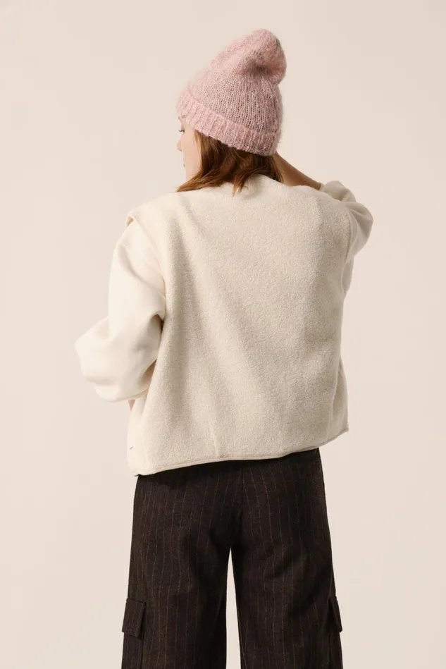 Women Beanie Hat Ayden Brume Poudre Bonnet Mohair Rose Clair Des Petits Hauts Scarves and Beanies