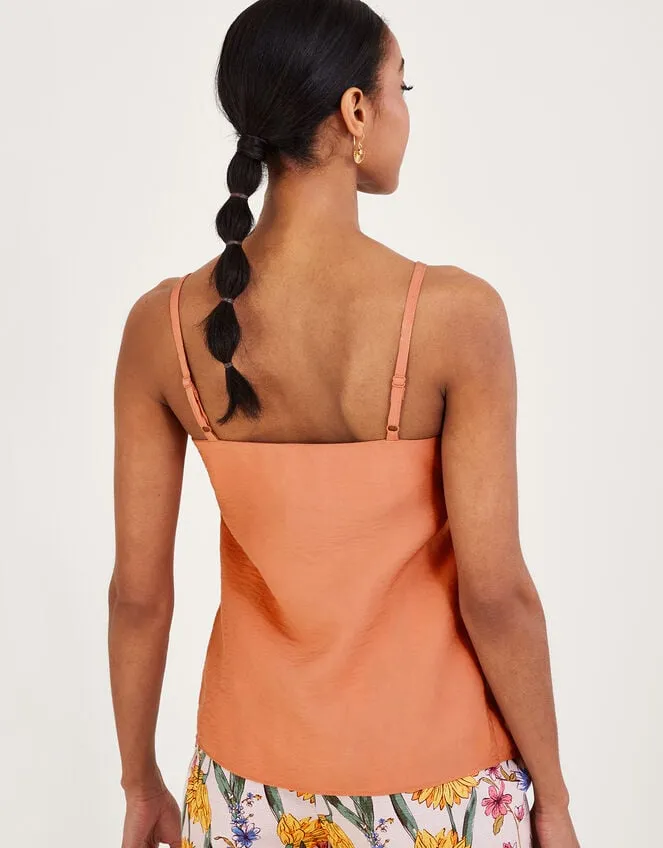 Women Beatrice Cutwork Cami Top Orange Monsoon Tops and Blouses