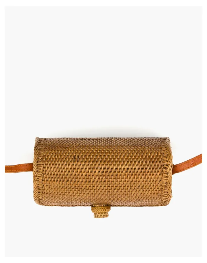 Women Bembien Lily Rattan Crossbody Bag Natural Madewell Crossbody Bags