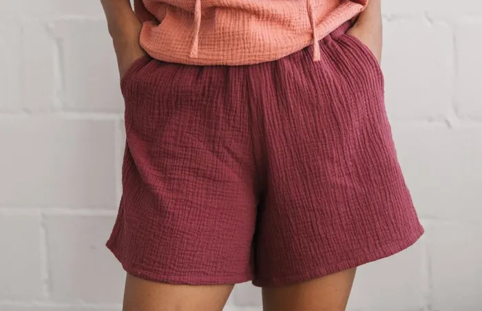 Women Beru 8211 Cherry Red TWOTHIRDS Shorts