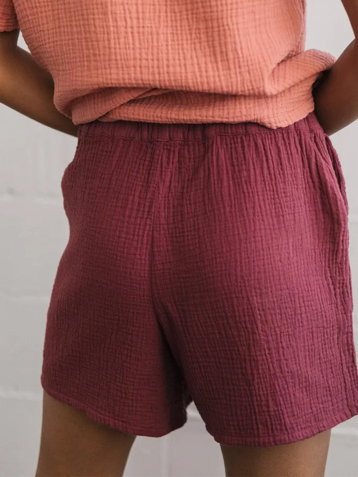 Women Beru 8211 Cherry Red TWOTHIRDS Shorts