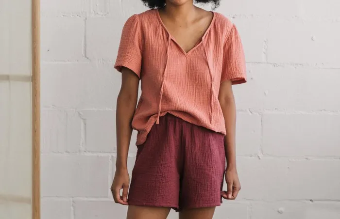 Women Beru 8211 Cherry Red TWOTHIRDS Shorts