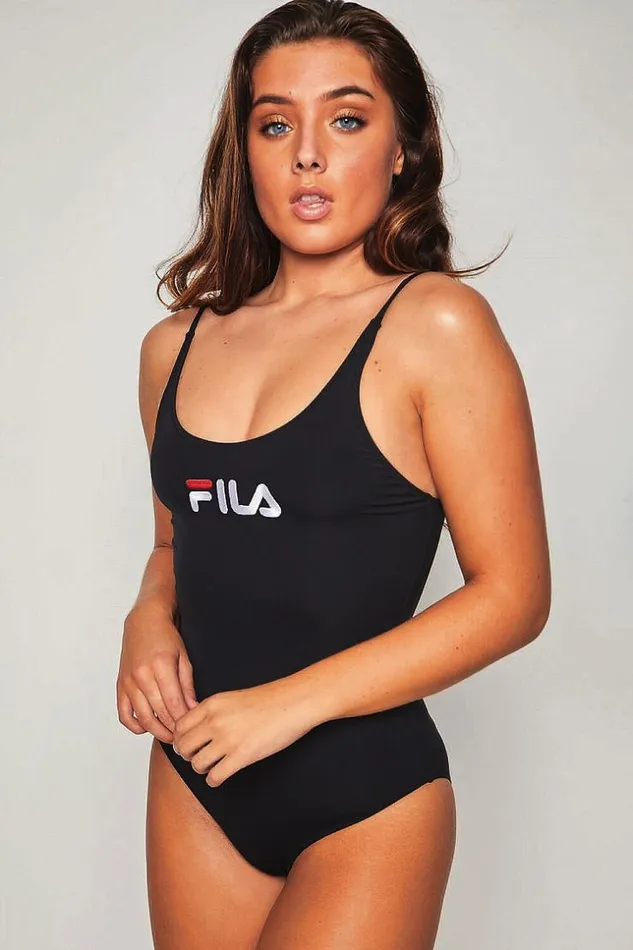 Women Black Swimsuit Saidi Fila 687200 Black Brentiny Paris Swimwear