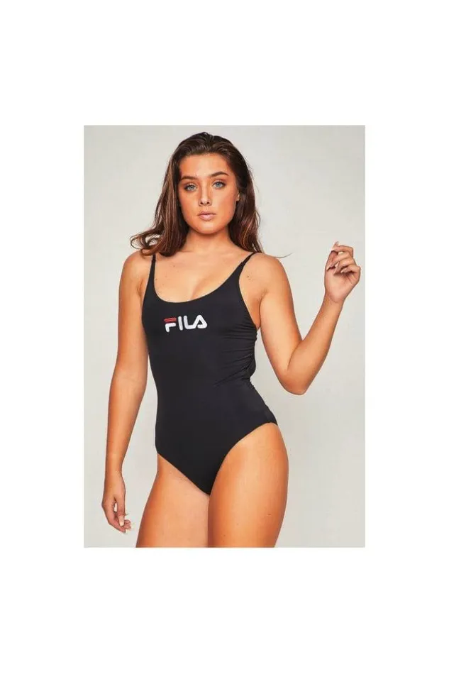 Women Black Swimsuit Saidi Fila 687200 Black Brentiny Paris Swimwear