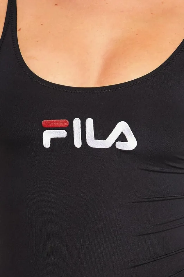 Women Black Swimsuit Saidi Fila 687200 Black Brentiny Paris Swimwear
