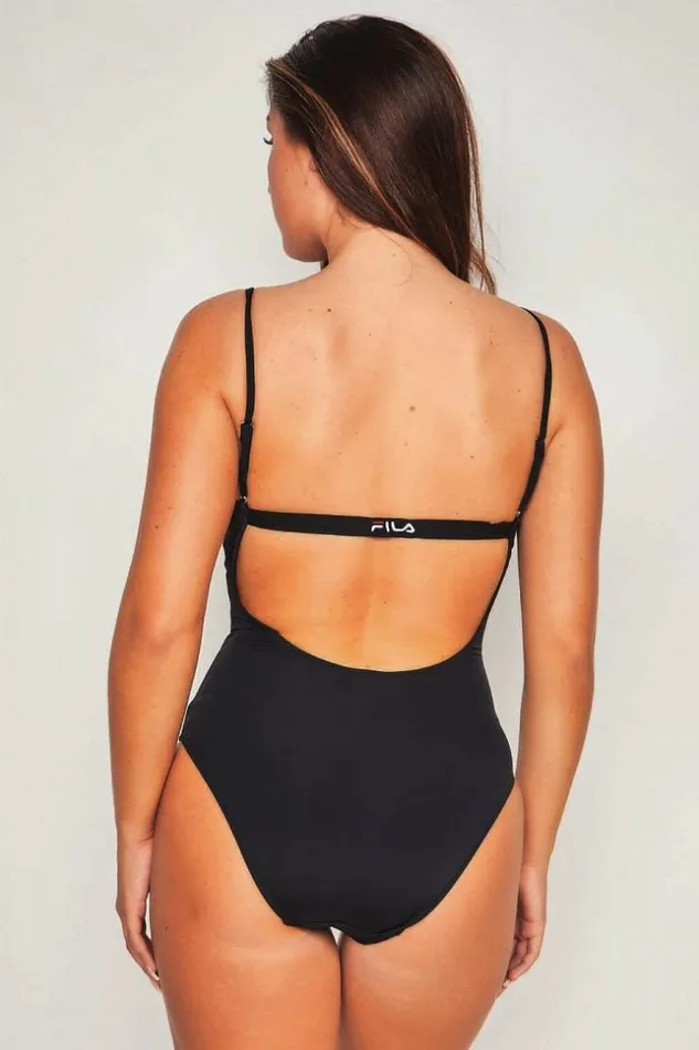 Women Black Swimsuit Saidi Fila 687200 Black Brentiny Paris Swimwear