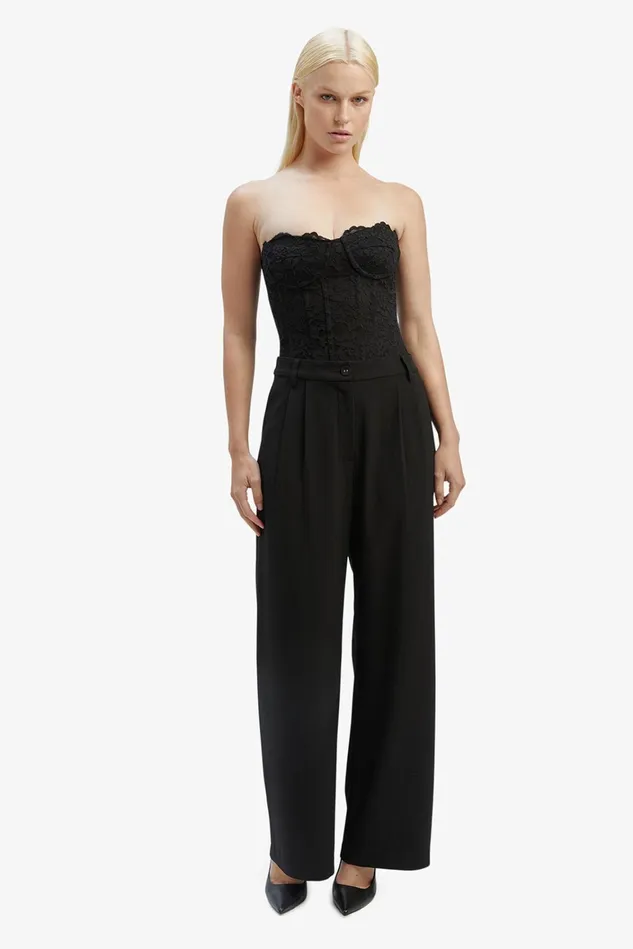 Women Bodysuits Bardot Oskar Bodysuit In Black Black Women Bodysuits Bardot Oskar Bodysuit In Black Black