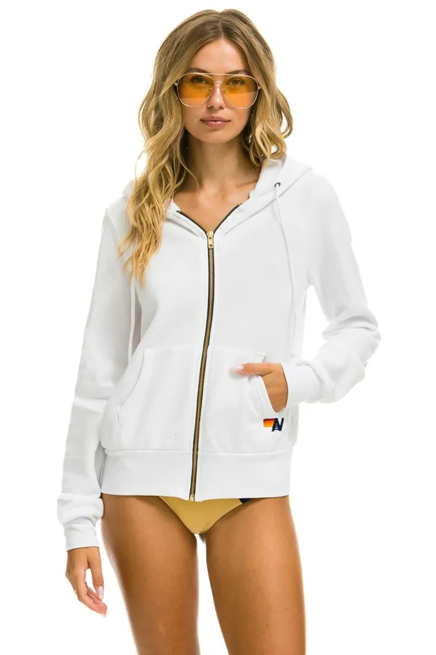 Women BOLT HOODIE 8211 WHITE Aviator Nation BoltCollection Women BOLT HOODIE 8211 WHITE Aviator Nation BoltCollection