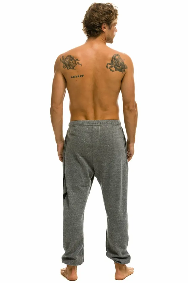 Women BOLT STITCH SWEATPANTS 8211 HEATHER GREY BLACK Aviator Nation BoltCollection Women BOLT STITCH SWEATPANTS 8211 HEATHER GREY BLACK Aviator Nation BoltCollection