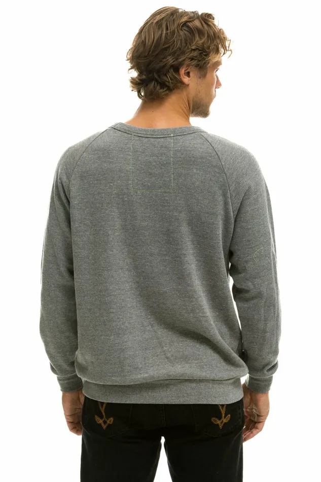 Women BOLT SWEATSHIRT 8211 HEATHER GREY Aviator Nation BoltCollection Women BOLT SWEATSHIRT 8211 HEATHER GREY Aviator Nation BoltCollection