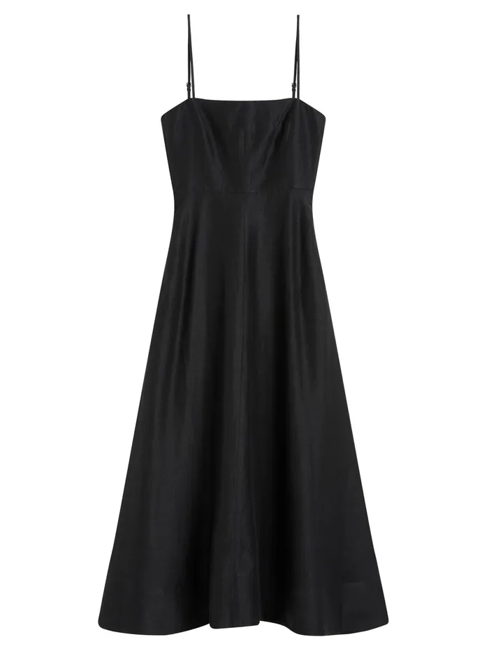 Women Bondi Born 8211 Bormio Flared Dress In Black The UNDONE Dresses
