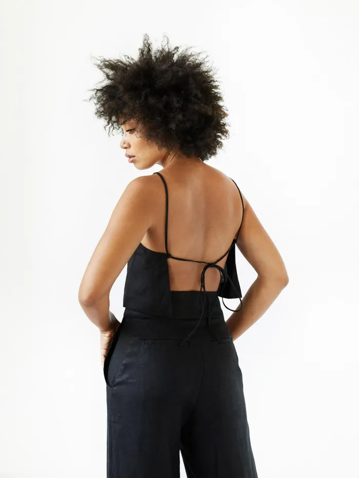 Women Bondi Born 8211 Rouleau Cami Top In Black The UNDONE Tops