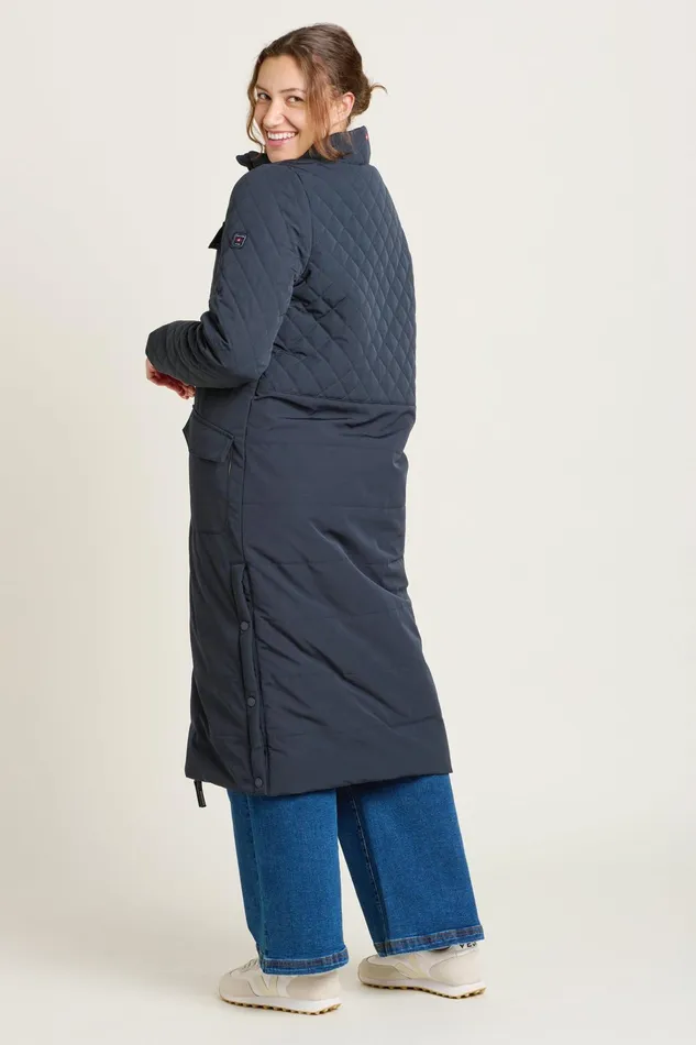 Women Brakeburn Coats And Jackets Navy Matravers Long Line Coat