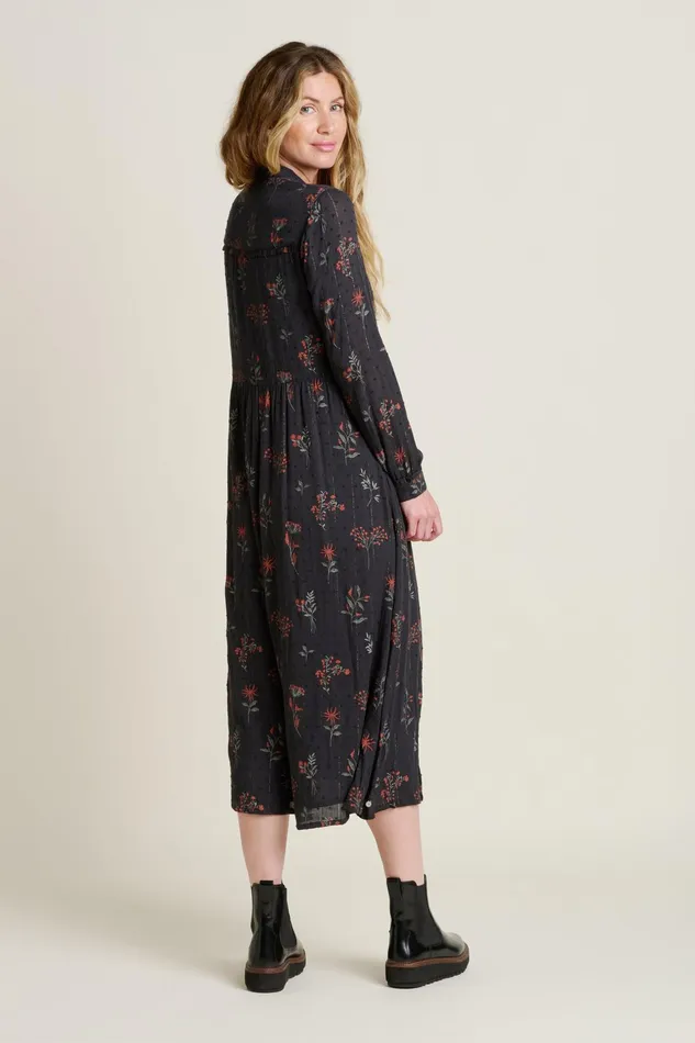 Women Brakeburn Dresses Charcoal Bella Maxi Shirt Dress