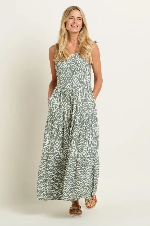 Women Brakeburn Dresses Green Orla Maxi Dress
