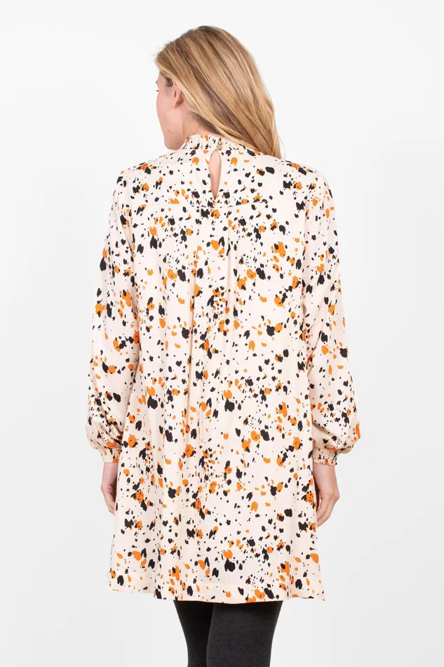 Women Brakeburn Dresses Multicolour Abstract Pleat Dress
