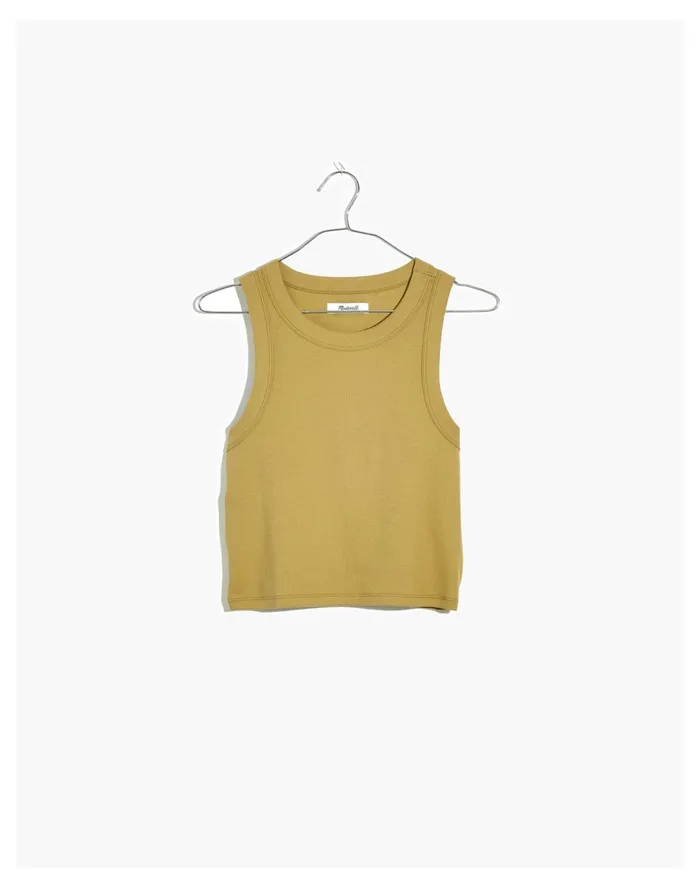 Women Brightside Crop Tank Olive Surplus Madewell Tees Women Brightside Crop Tank Olive Surplus Madewell Tees
