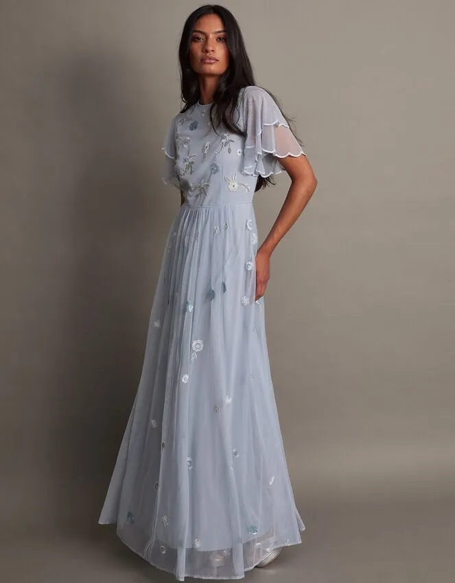Women Catherine Embellished Maxi Dress With Recycled Polyester Monsoon Occasionwear