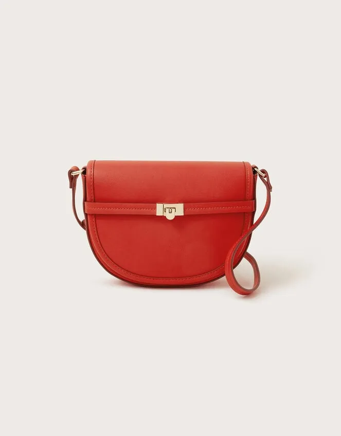 Women Clasp CrossBody Bag Red Monsoon Bags and Purses
