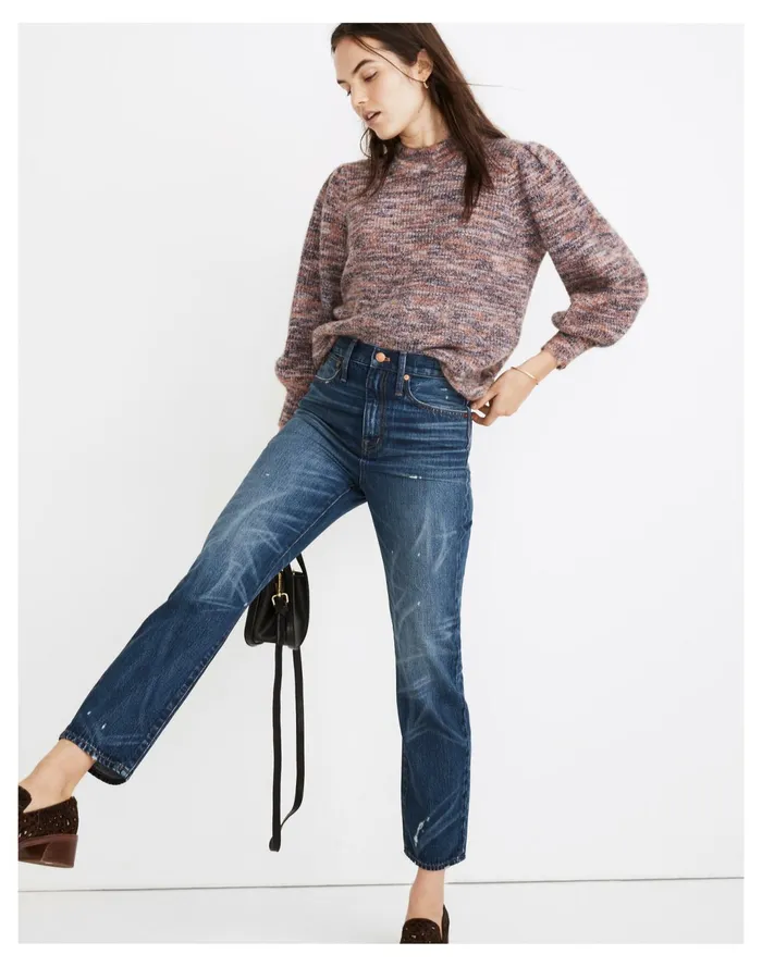 Women Classic Straight Jeans In Croston Wash Croston Wash Madewell Jeans