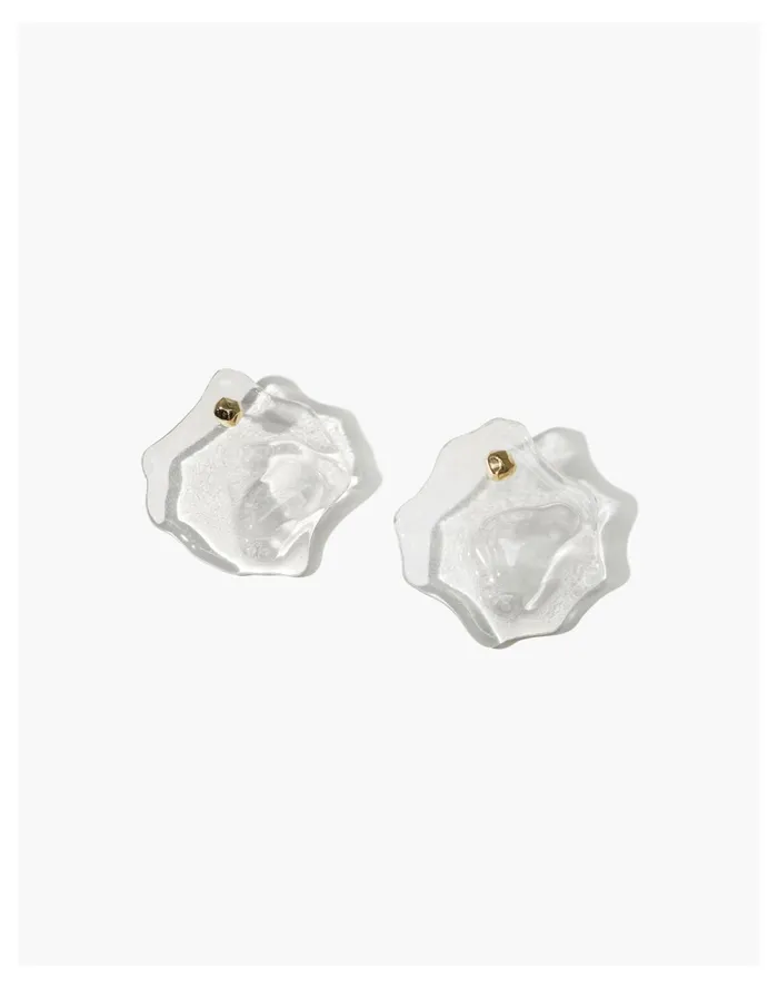 Women CLED Plateau Earrings Gold Madewell Earrings