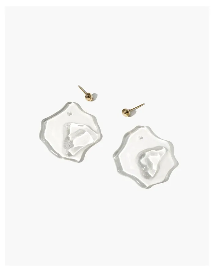 Women CLED Plateau Earrings Gold Madewell Earrings Women CLED Plateau Earrings Gold Madewell Earrings