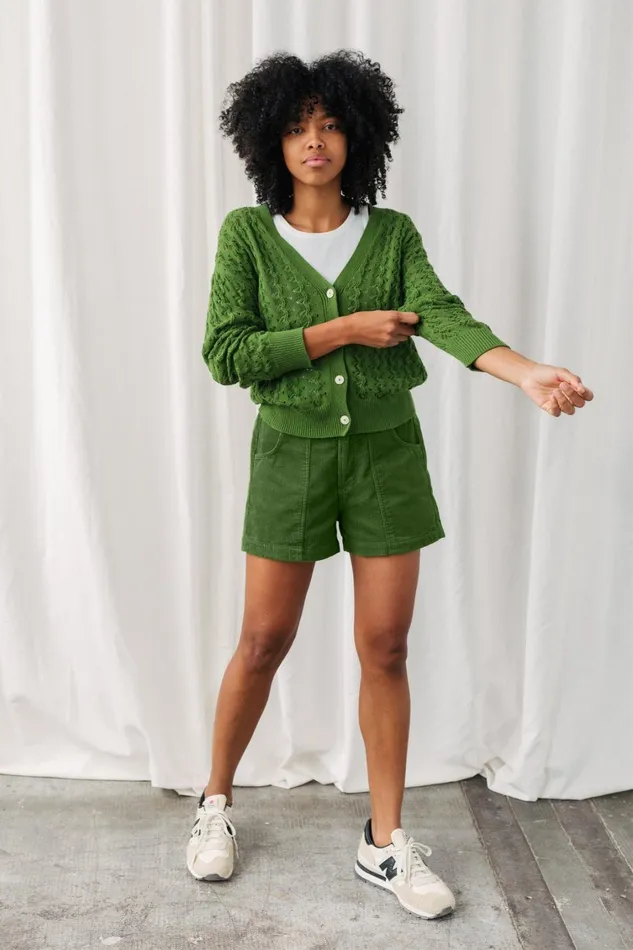 Women Cockatoo 8211 Grass Green TWOTHIRDS Shorts