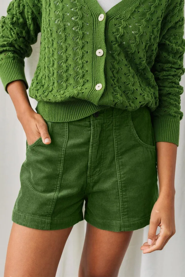 Women Cockatoo 8211 Grass Green TWOTHIRDS Shorts