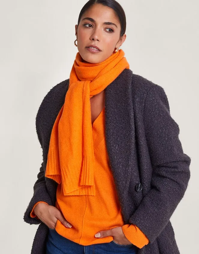 Women Coni Cashmere Scarf Orange Monsoon Scarves