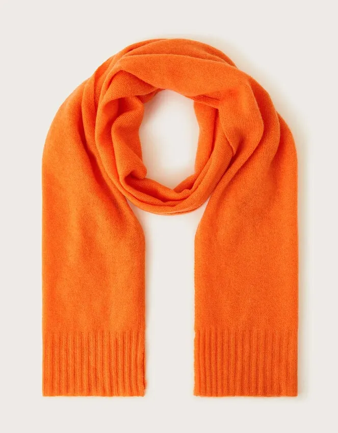 Women Coni Cashmere Scarf Orange Monsoon Scarves