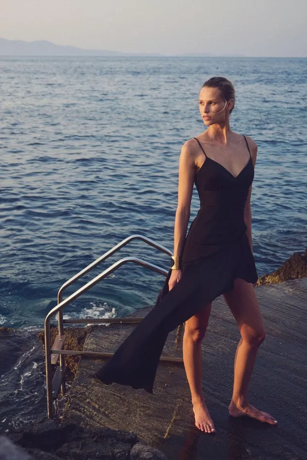 Women Day To Night Dresses Bardot Idres High Low Dress In Black Black Women Day To Night Dresses Bardot Idres High Low Dress In Black Black