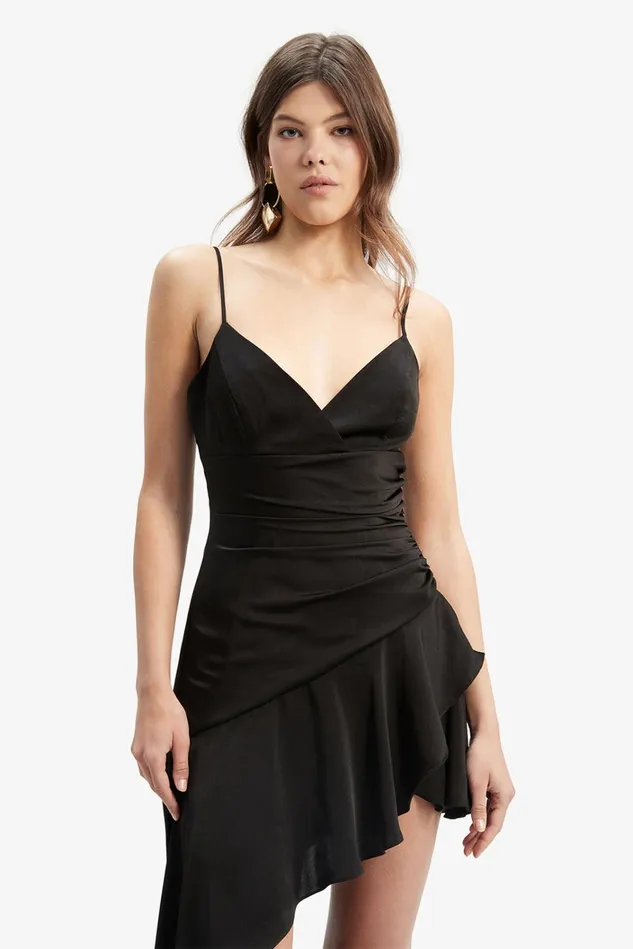 Women Day To Night Dresses Bardot Idres High Low Dress In Black Black Women Day To Night Dresses Bardot Idres High Low Dress In Black Black