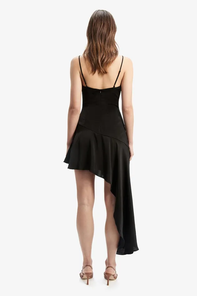 Women Day To Night Dresses Bardot Idres High Low Dress In Black Black Women Day To Night Dresses Bardot Idres High Low Dress In Black Black
